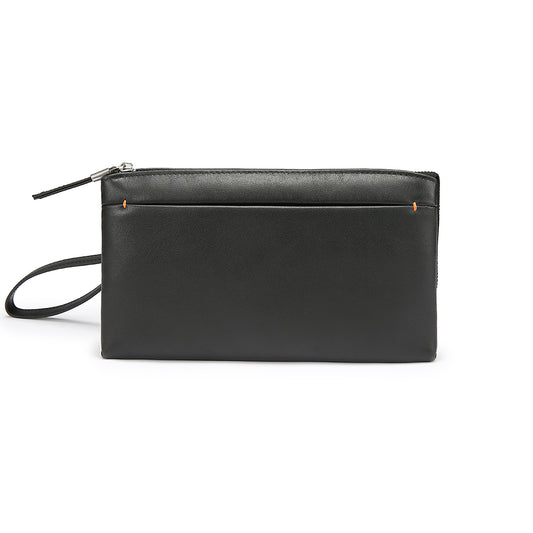 Tas Genggam Pouch Kulit - BLCKK 8039 BL