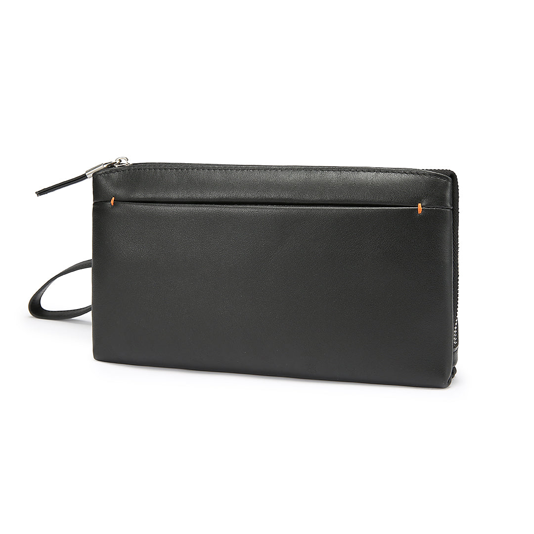 Tas Genggam Pouch Kulit - BLCKK 8039 BL