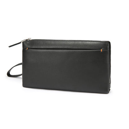 Tas Genggam Pouch Kulit - BLCKK 8039 BL