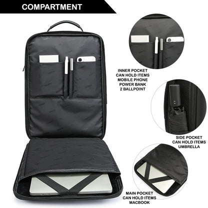 Tas Ransel Kulit - BLR 6917 BL