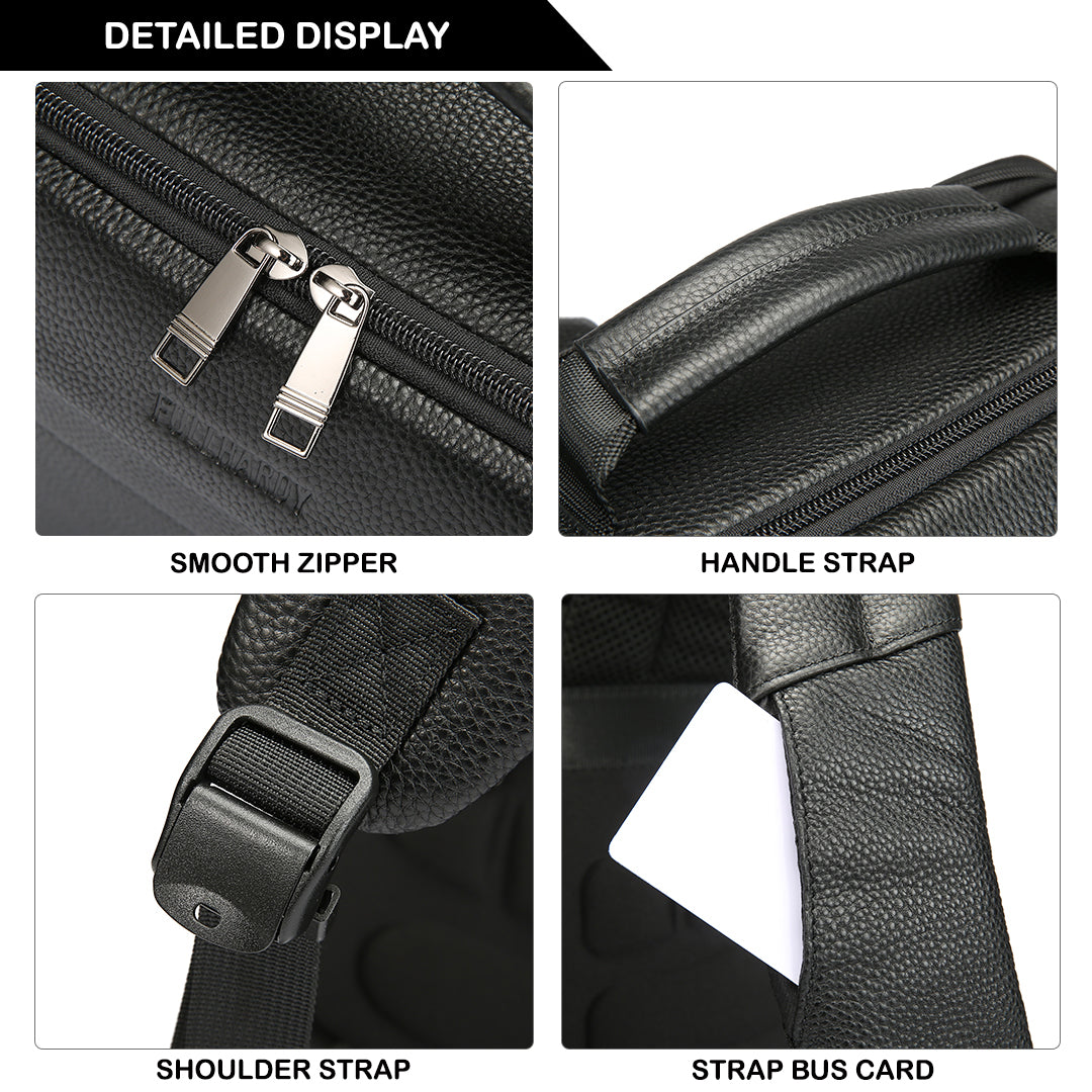Tas Ransel Kulit - BLR 6917 BL