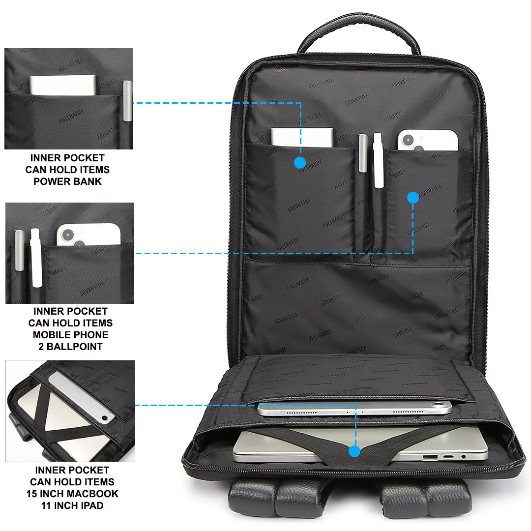 Fullhardy Urbanlux - Leather Backpack