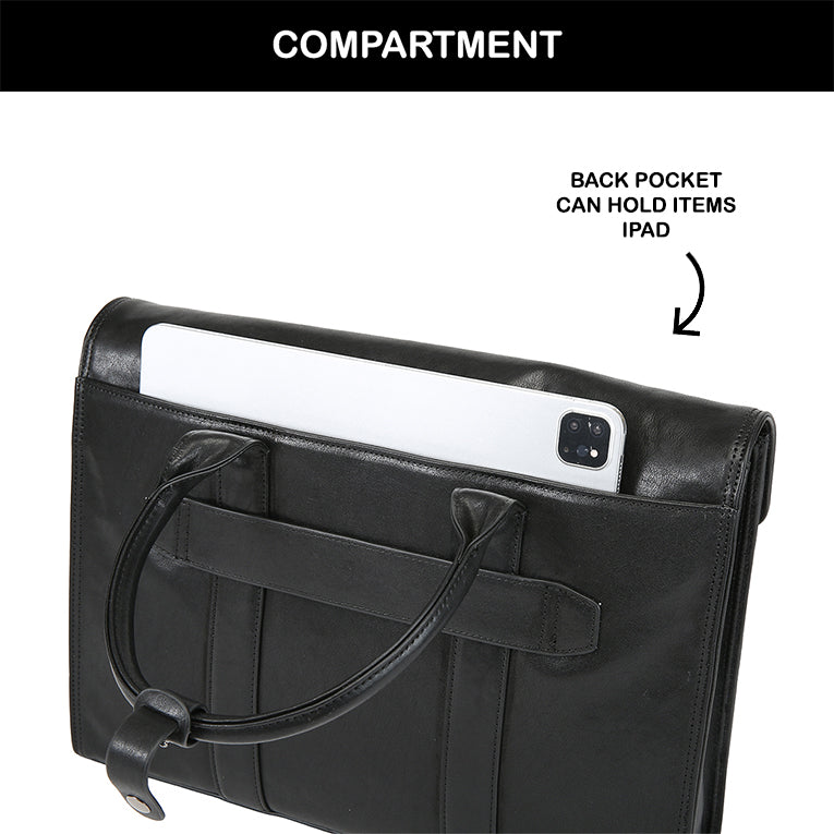 Tas Selempang Kulit - BLSB 2109-35 BL