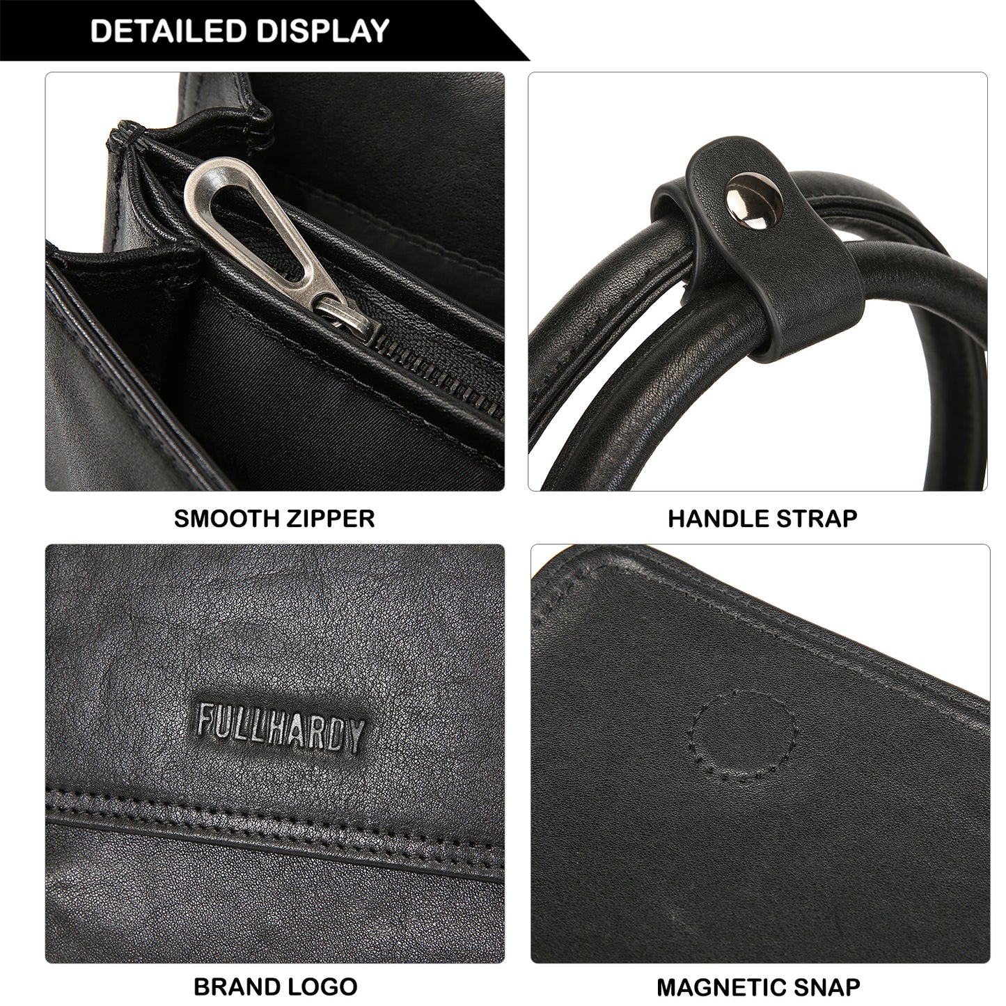 Tas Selempang Kulit - BLSB 2109-35 BL