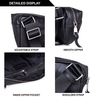 Tas Selempang Kulit - BLSK 6206 BL