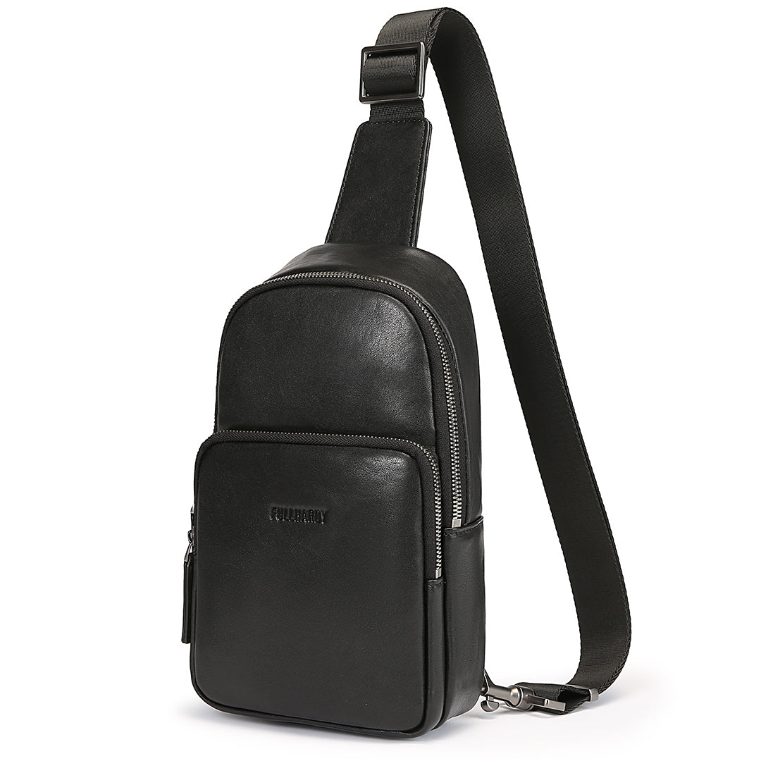 Tas Selempang Kulit - BLSK 81059 BL