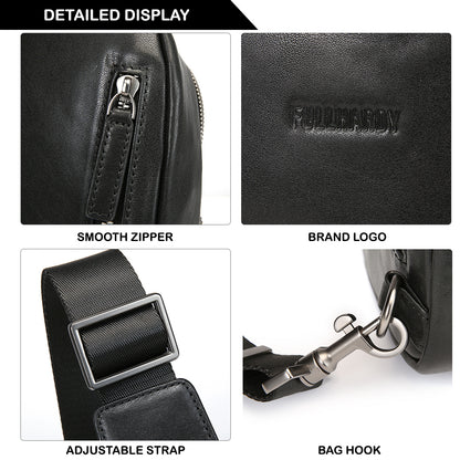Tas Selempang Kulit - BLSK 81059 BL