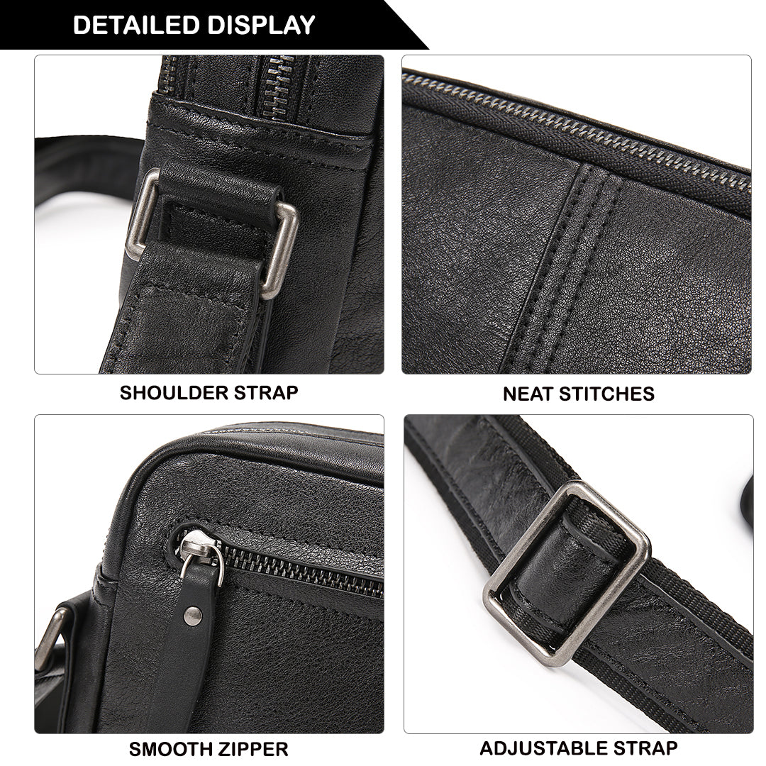 Tas Selempang Kulit - BLSP 8254 BL