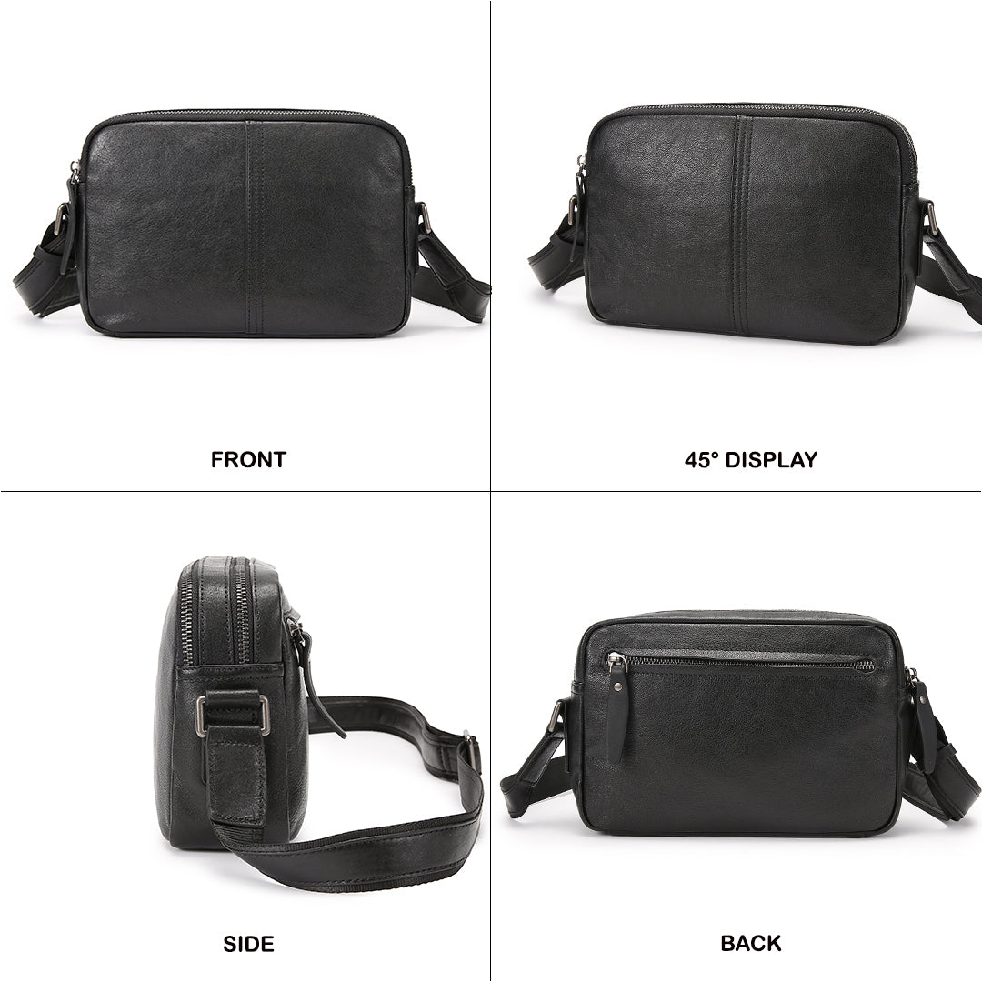 Tas Selempang Kulit - BLSP 8254 BL