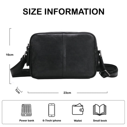 Tas Selempang Kulit - BLSP 8254 BL