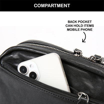 Tas Selempang Kulit - BLSP 210913 BL