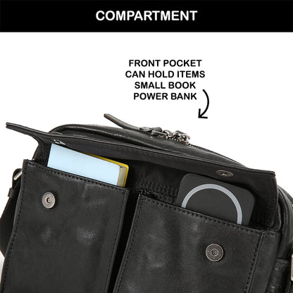 Tas Selempang Kulit - BLSP 210913 BL