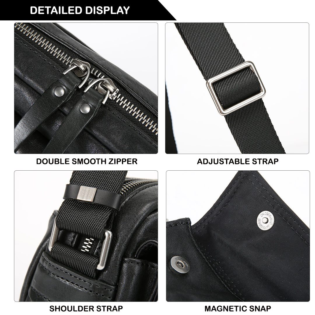 Tas Selempang Kulit - BLSP 210913 BL