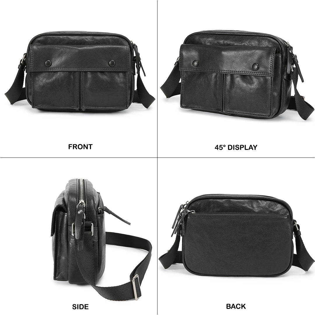 Tas Selempang Kulit - BLSP 210913 BL