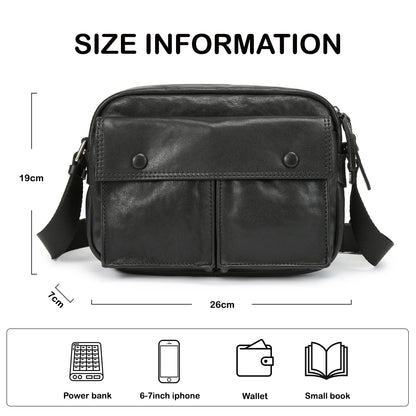 Tas Selempang Kulit - BLSP 210913 BL