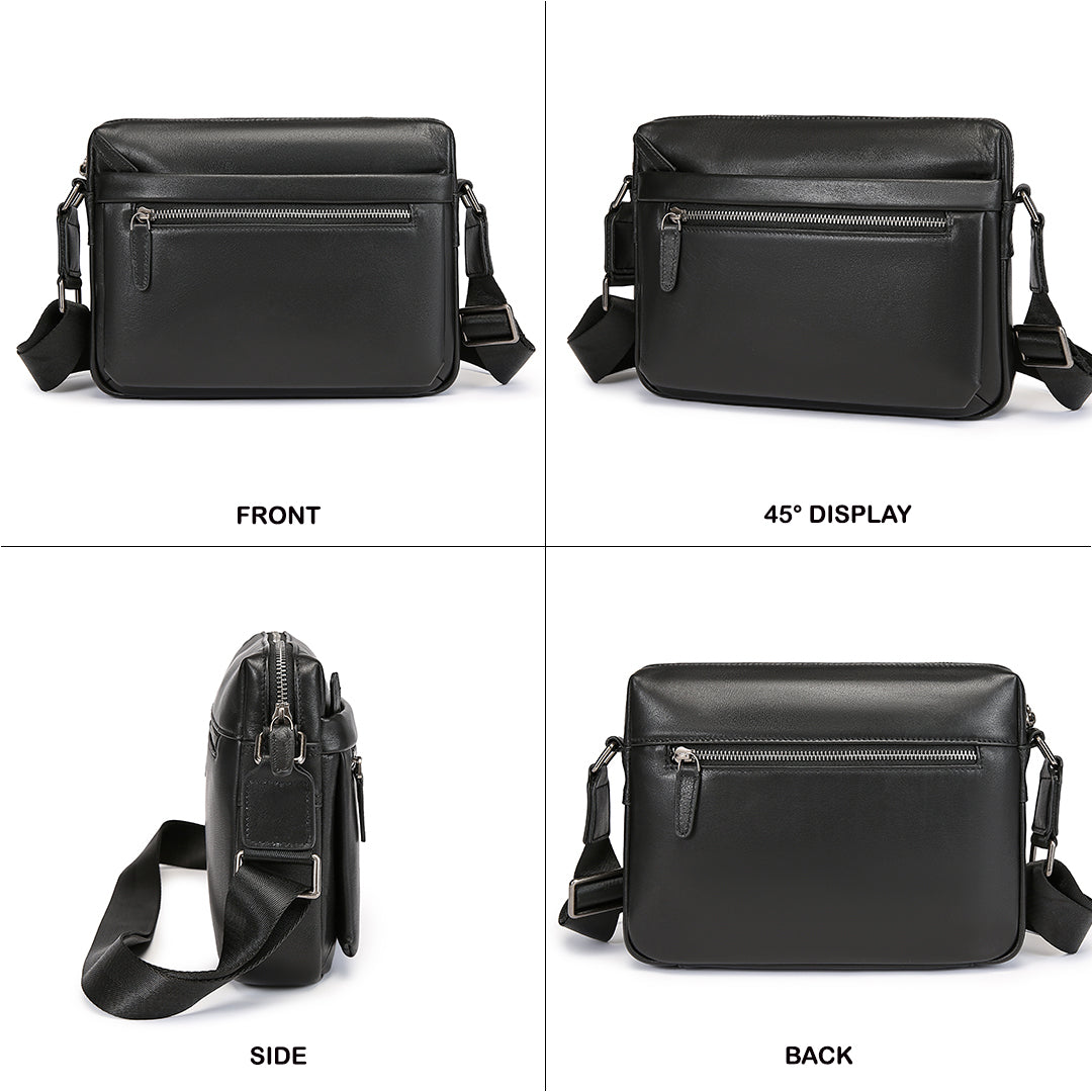 Tas Selempang Kulit - BLSPB 7824-2 BL