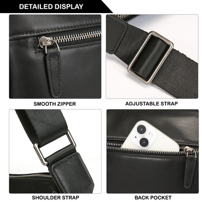 Tas Selempang Kulit - BLSPB 7824-2 BL
