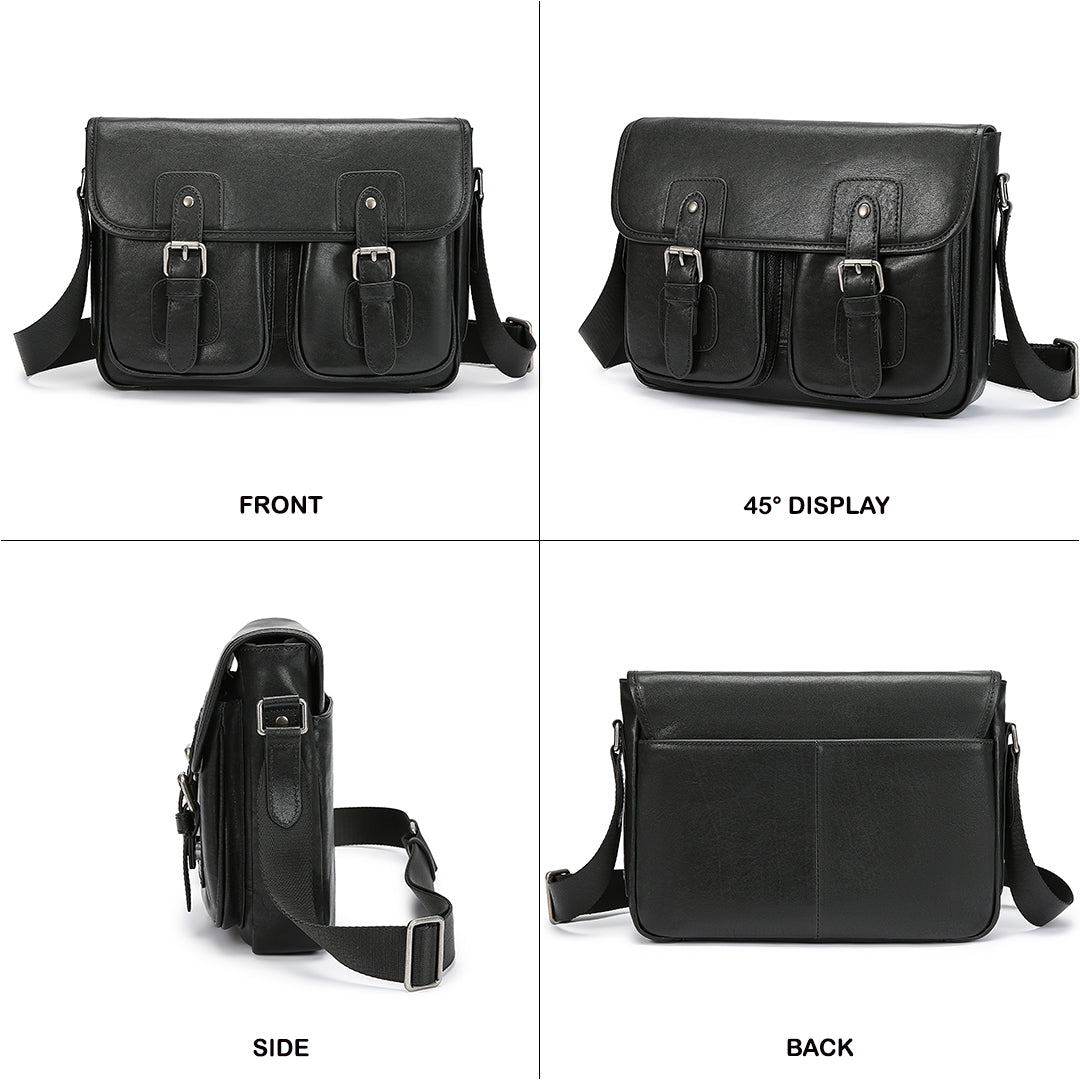 Tas Selempang Kulit - BLSPB 8201 BL