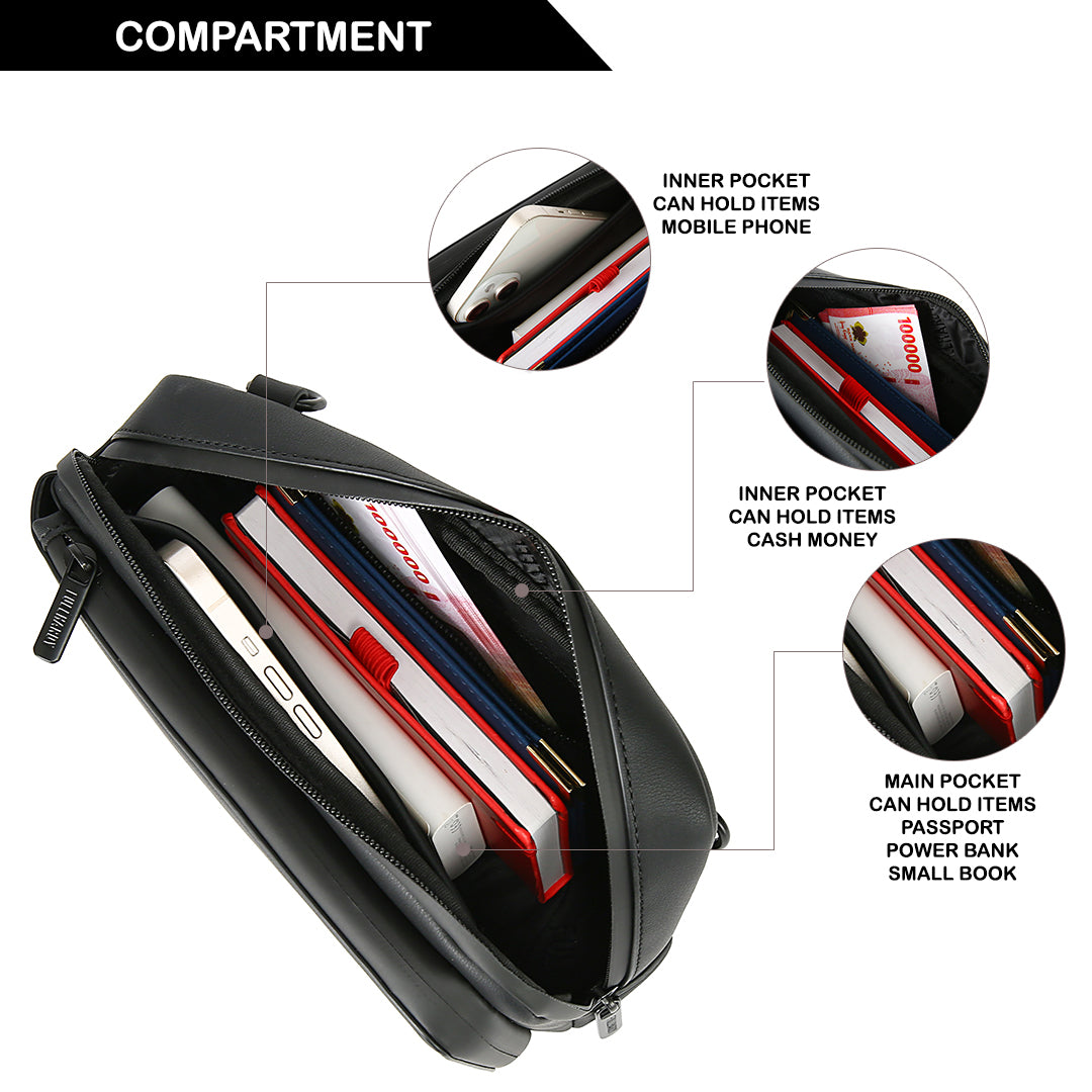 Tas Genggam Pouch Kulit - BYNCK BG0003