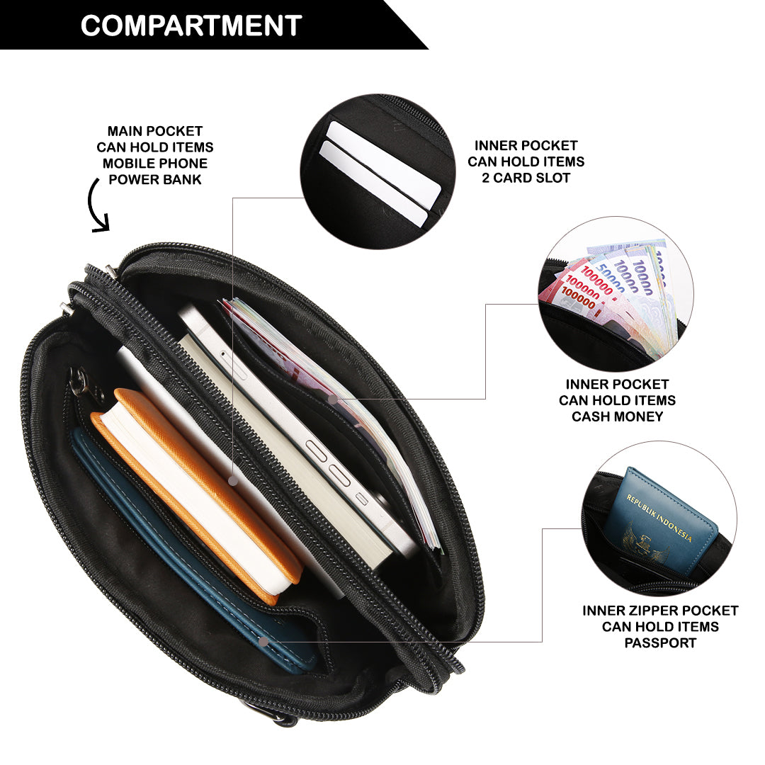 Tas Genggam Pouch Kulit - BYNCK 30332