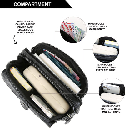 Tas Genggam Pouch Kulit - BYNCK 511