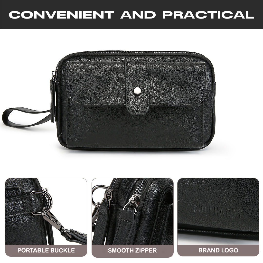 Tas Genggam Pouch Kulit - BYNCK 511