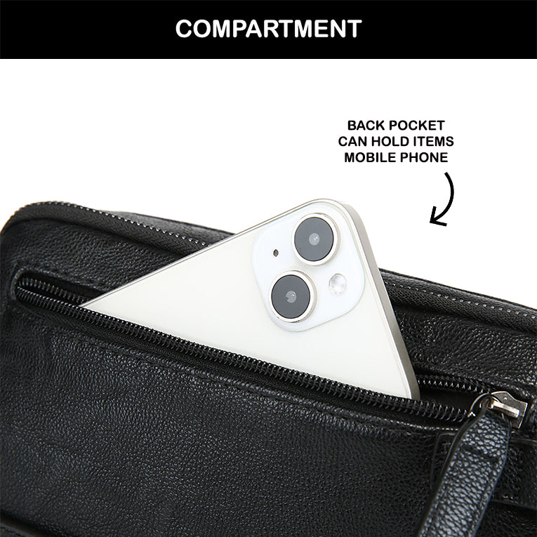 Tas Genggam Pouch Kulit - BYNCK 511