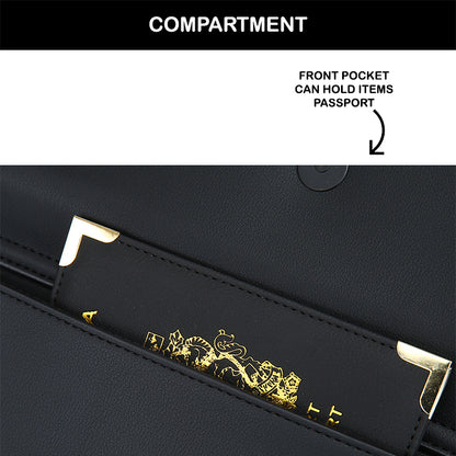 Tas Genggam Pouch Kulit - BYNCK BG011 BL