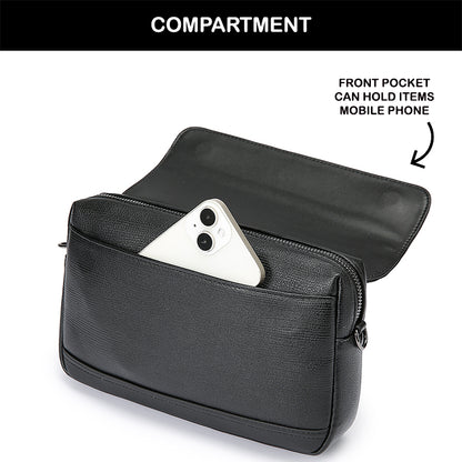 Tas Genggam Pouch Kulit - BYNNCK 2396-2 BL