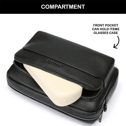 Tas Genggam Pouch Kulit - BYNNCKD 2249-2 BL