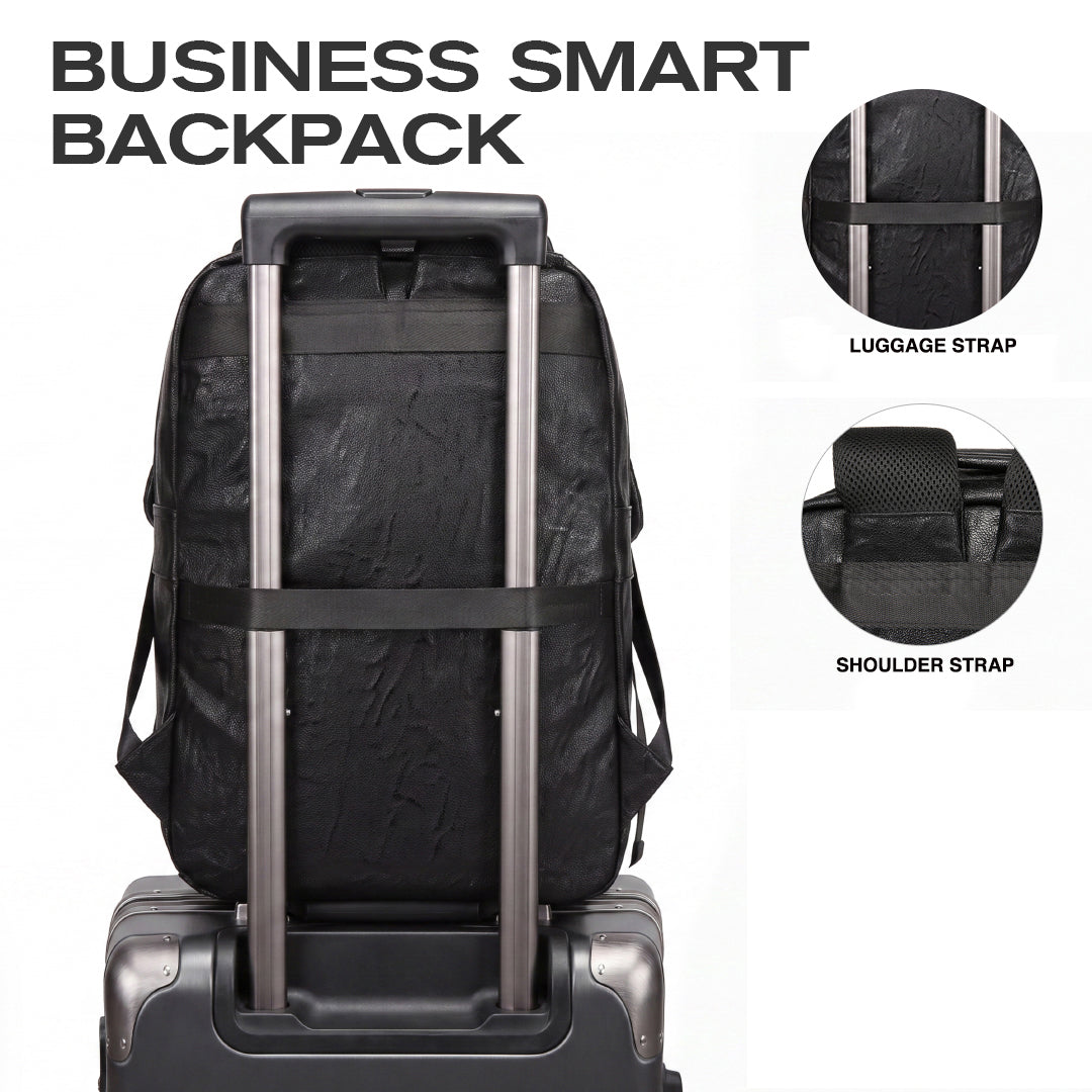 Tas Ransel Kulit - BYNR 16917 BL
