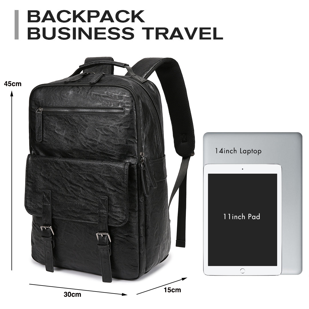 Tas Ransel Kulit - BYNR 16917 BL