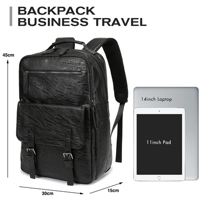 Tas Ransel Kulit - BYNR 16917 BL
