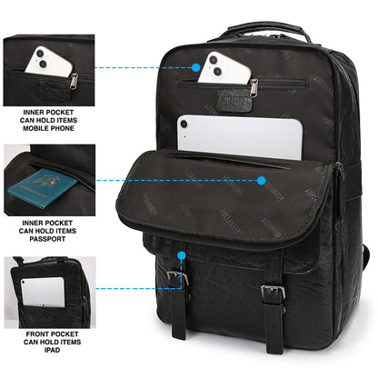 Tas Ransel Kulit - BYNR 16917 BL