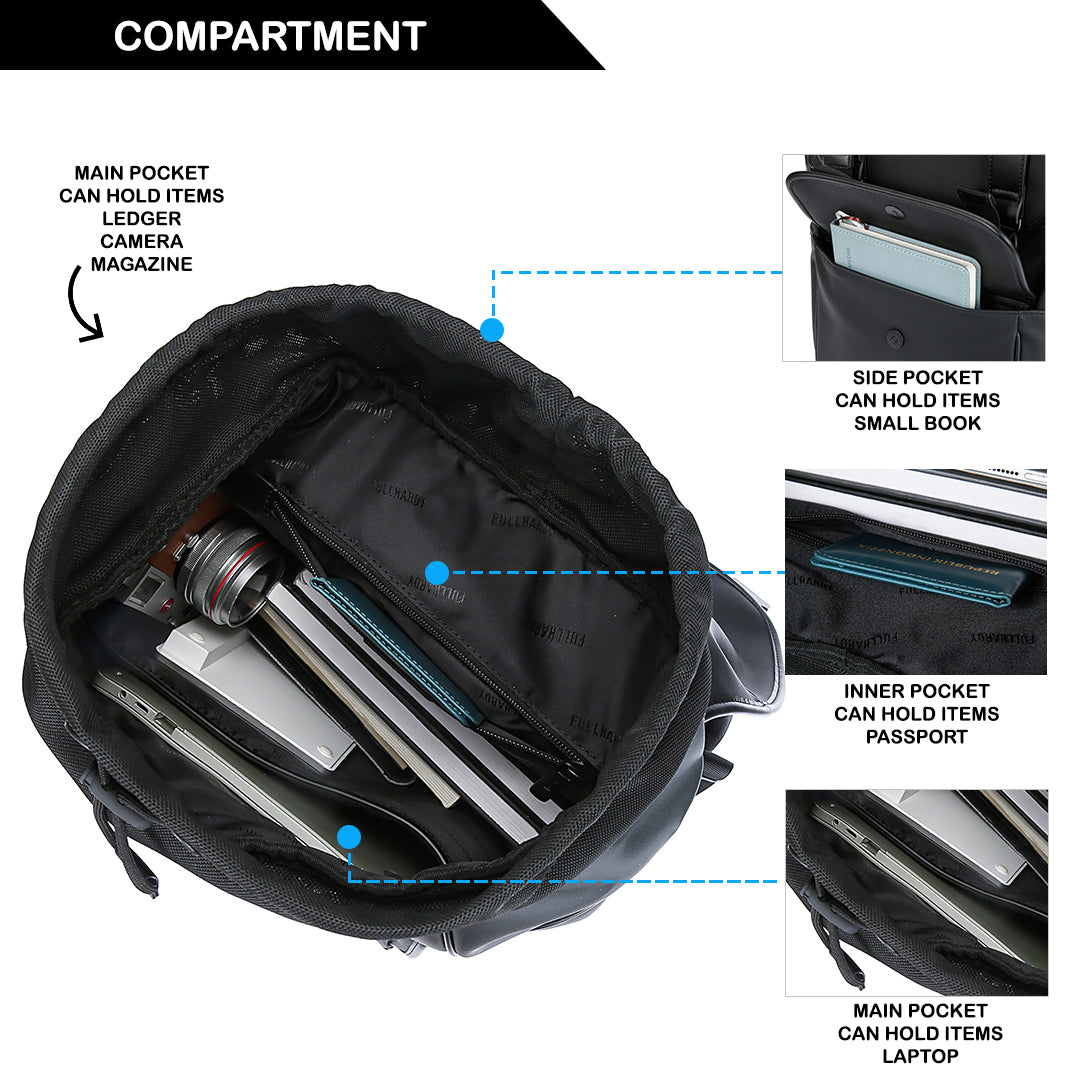 Tas Ransel Kulit - BYNRBG 081 BL
