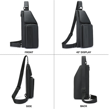 Tas Selempang Kulit - BYNSKBG 082 BL