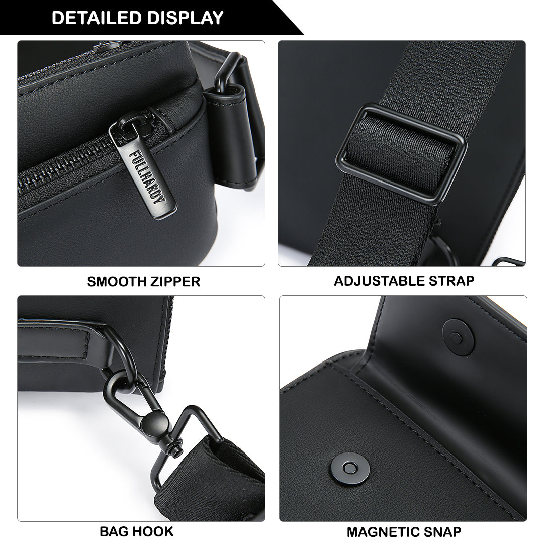 Tas Selempang Kulit - BYNSKBG 082 BL