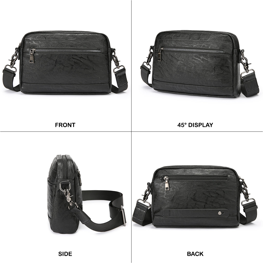 Tas Genggam Pouch Kulit - BYNCK 30685 BL