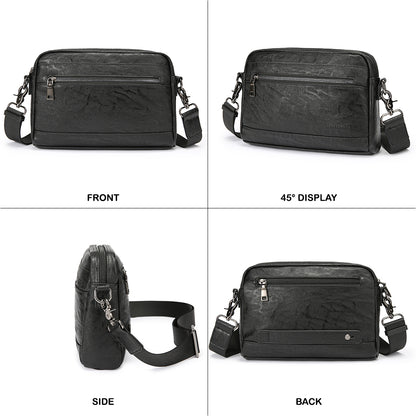Tas Genggam Pouch Kulit - BYNCK 30685 BL