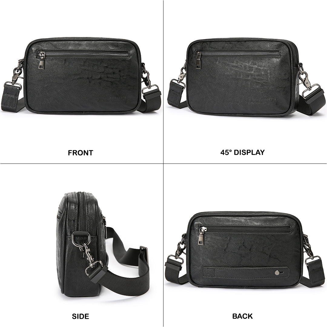 Tas Genggam Pouch Kulit - BYNCK 30686 BL