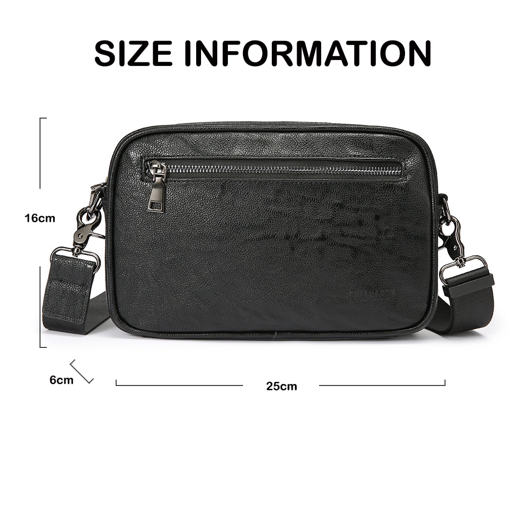 Tas Genggam Pouch Kulit - BYNCK 30686 BL