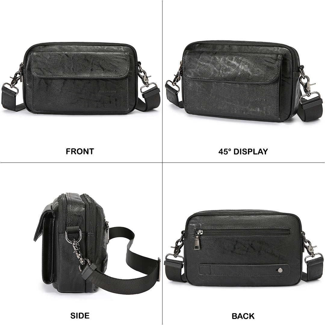 Tas Genggam Pouch Kulit - BYNCK 512 BL
