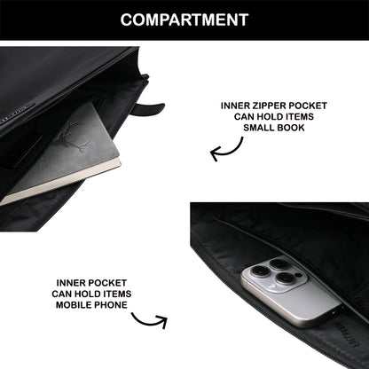 Tas Selempang Nylon - Nilux SB 2429-1 BL