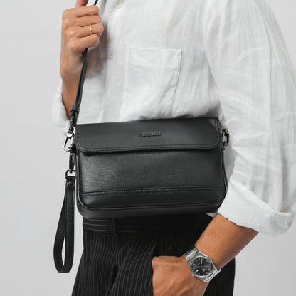 Tas Genggam Pouch Kulit - BYNNCK 2396-2 BL