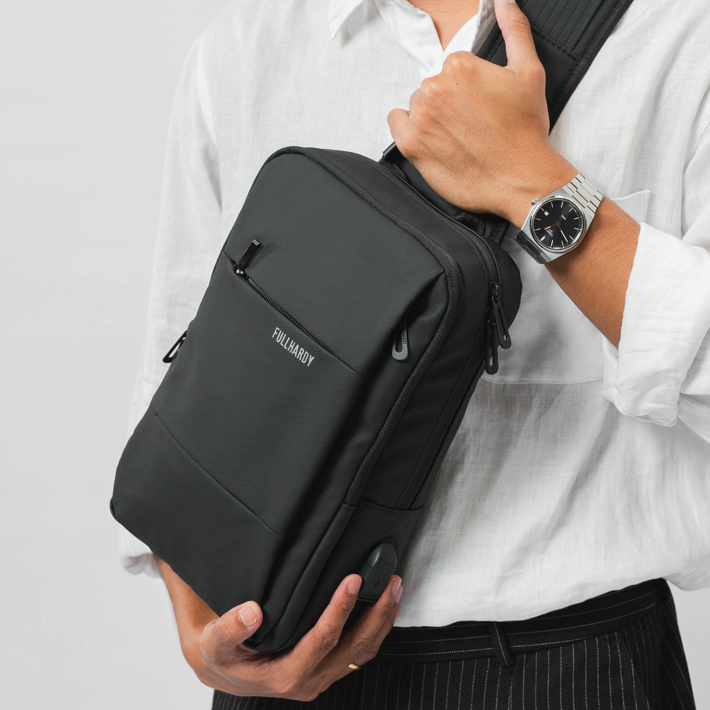 Tas Selempang Polyester - PLSKG 0177 BL