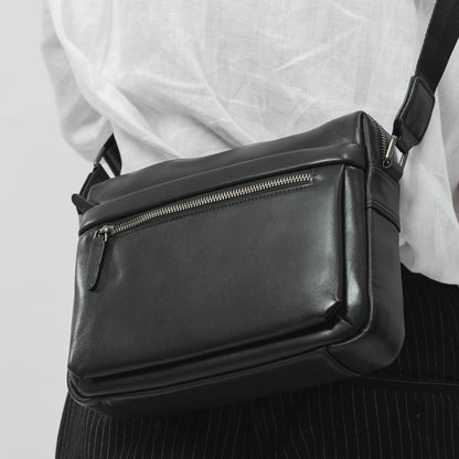Tas Selempang Kulit - BLSPB 7824-2 BL