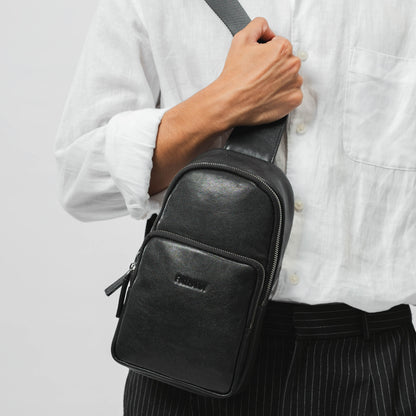 Tas Selempang Kulit - BLSK 81059 BL