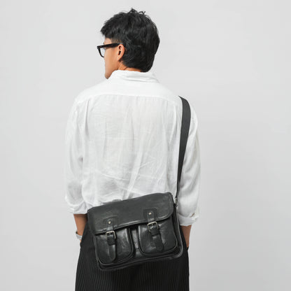 Tas Selempang Kulit - BLSPB 8201 BL