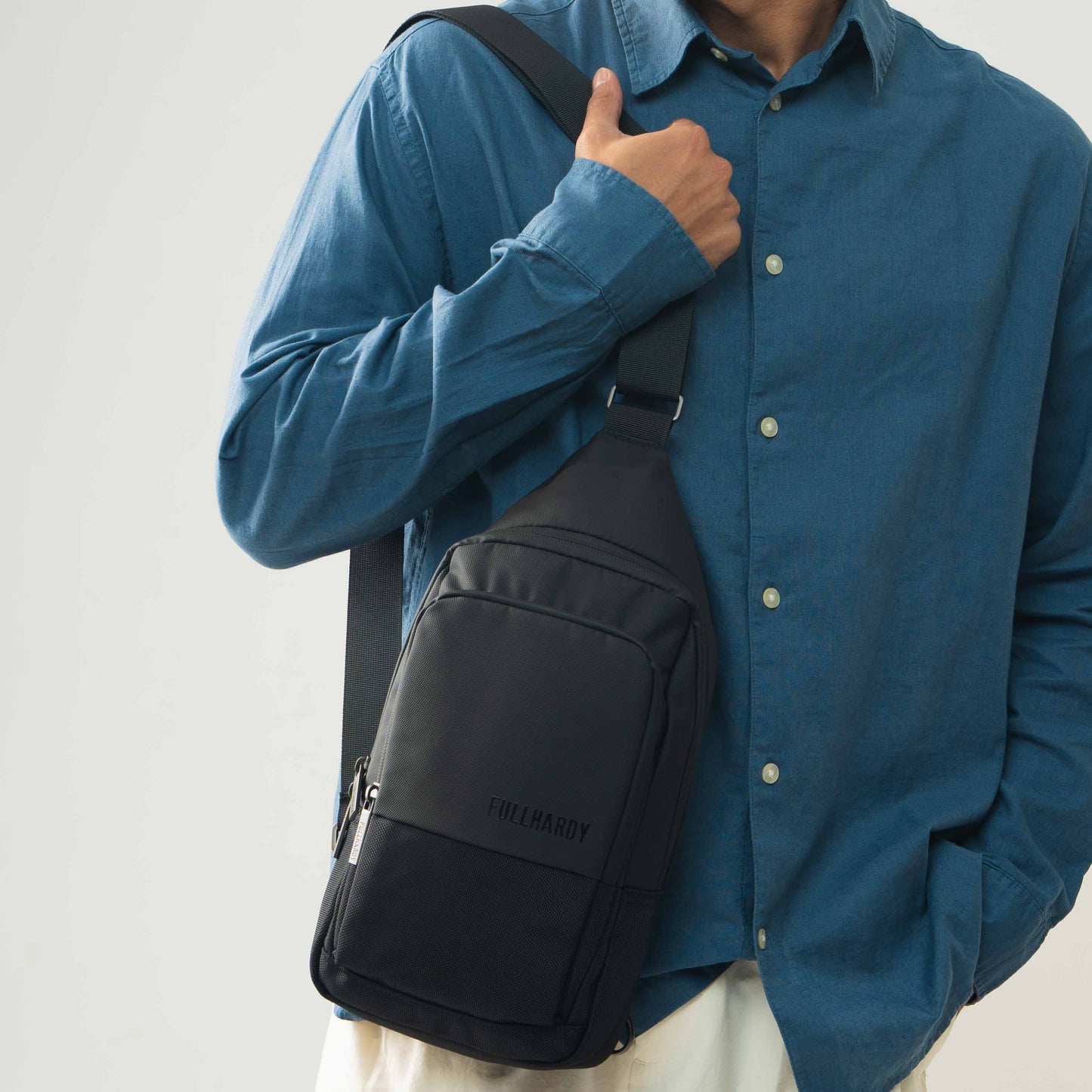 Tas Selempang Polyester - PLSK 77908 BL
