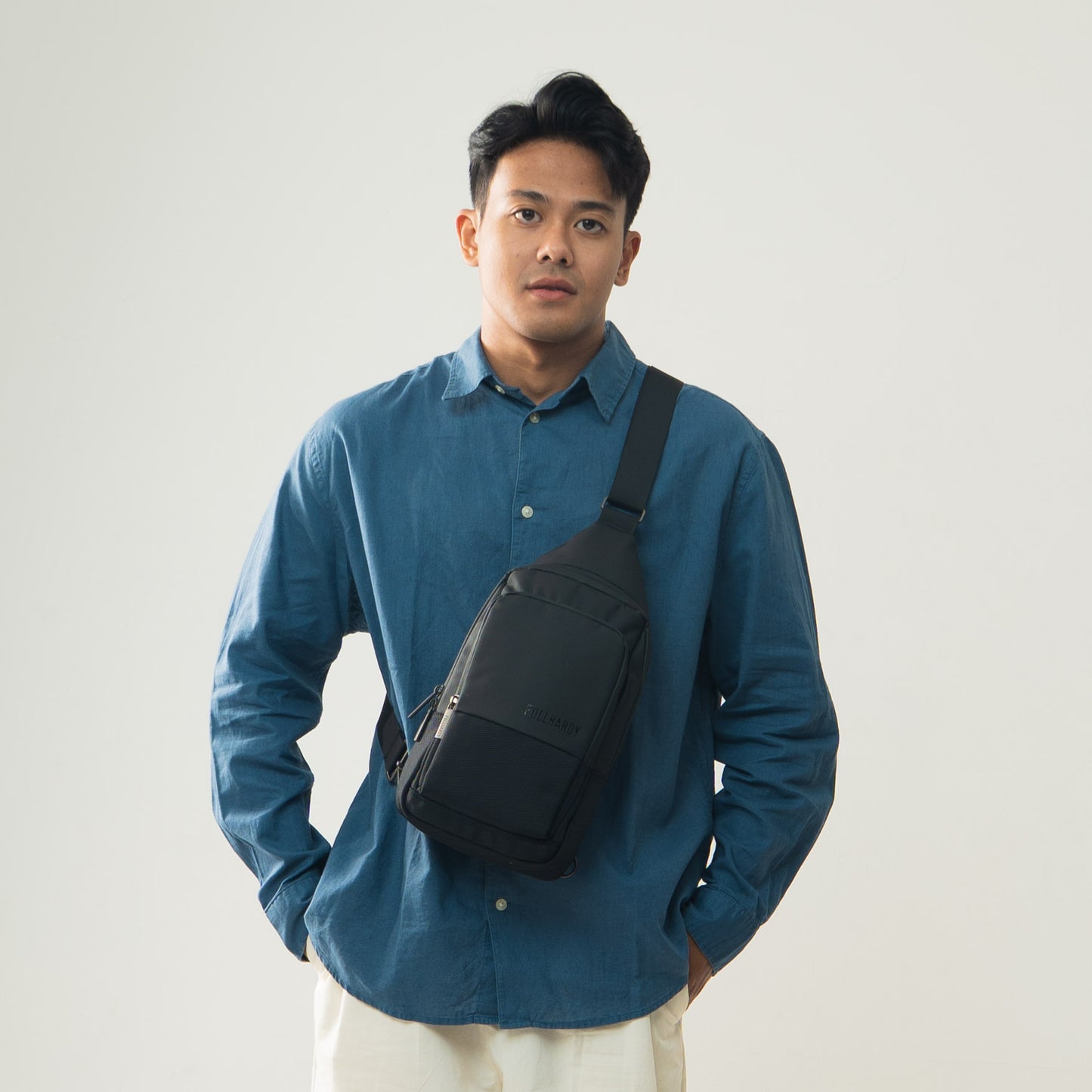 Tas Selempang Polyester - PLSK 77908 BL